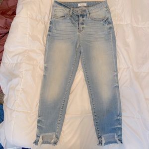 New Kancan ankle jeans and hardly worn fox zip up